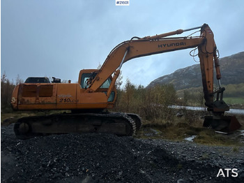 Crawler excavator Hyundai 210LC- 3H gravemaskin m/ 5 skuffer. Byttet belter for 100 timer siden: picture 2