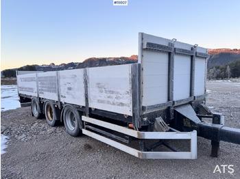 Dropside/ Flatbed trailer Istrail 3 akslet plankjerre: picture 4