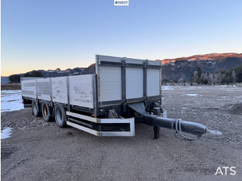 Dropside/ Flatbed trailer Istrail 3 akslet plankjerre: picture 3