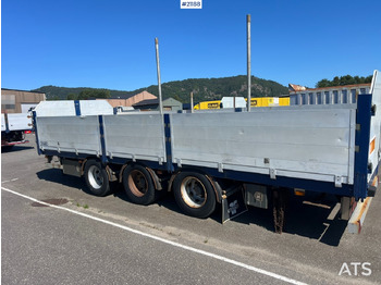 Dropside/ Flatbed trailer Tyllis 3 akslet: picture 2
