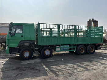 Dropside/ Flatbed truck for transportation of bulk materials SINOTRUK HOWO 420hp 8x4 fence truck: picture 3