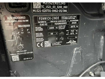 Linde E16C-02 leasing Linde E16C-02: picture 4