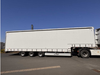 Low loader semi-trailer Fliegl SDS 350 Schiebeplane+Verdeck XL SAF 20.900Km: picture 3