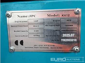 Mini excavator JPC
