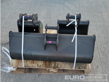 New Bucket Unused 42" Ditching, 16", 12" Digging Bucket 40mm Pin to suit Mini Excavator: picture 4 New Bucket Unused 42" Ditching, 16", 12" Digging Bucket 40mm Pin to suit Mini Excavator: picture 4