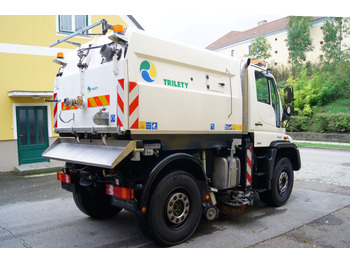Road sweeper UNIMOG Unimog U400 + TRILETY Kehrmaschine/TÜV/EUR4/Leistungshydraulik: picture 5