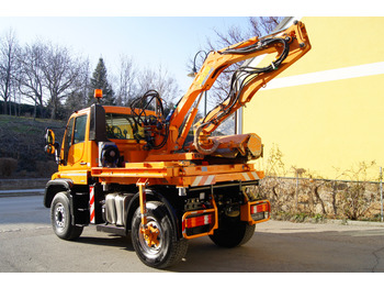 Utility/ Special vehicle Unimog Unimog U 400/Hydrostat/Mähtür +MULAG MHU 800: picture 4