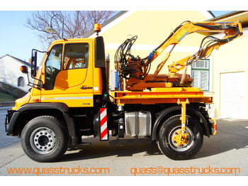 Utility/ Special vehicle Unimog Unimog U 400/Hydrostat/Mähtür +MULAG MHU 800: picture 3