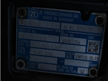 Gearbox for Truck CUTIE DE VITEZE AUTOMATA CU INTARDER MAN 12AS 2331 TD 81.32004.6369: picture 5