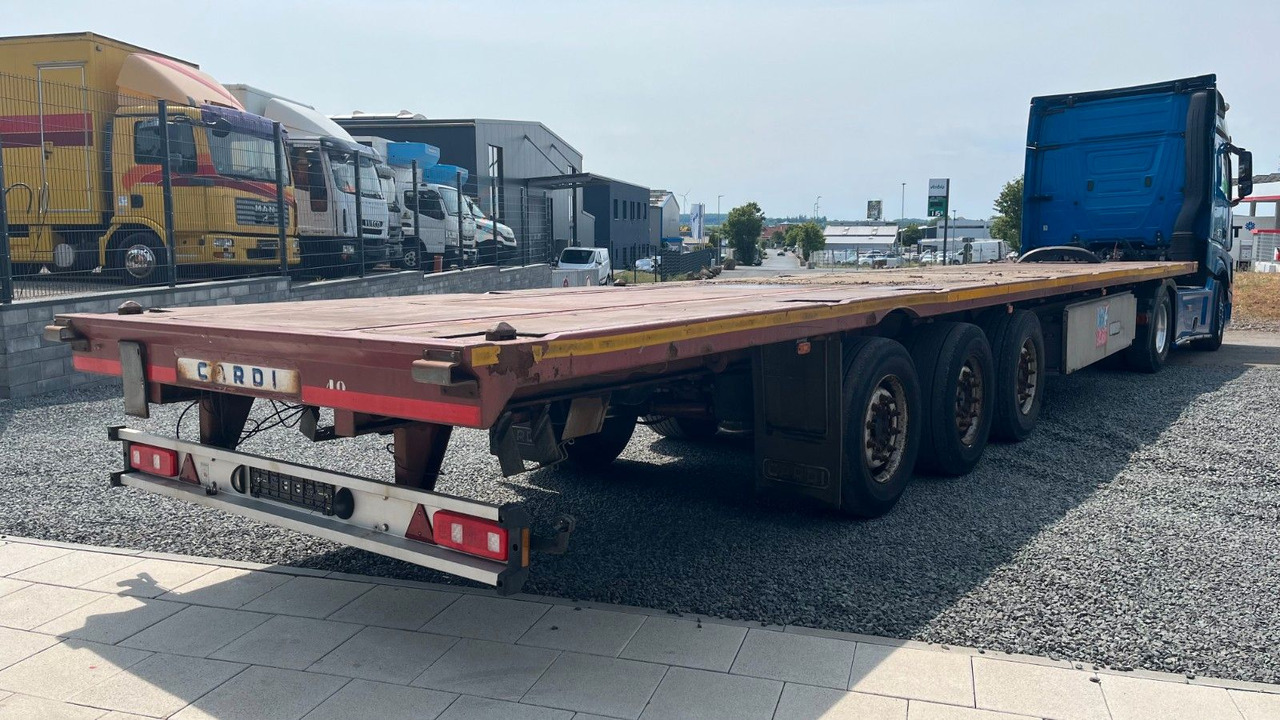 Cardi Plattform Auflieger Twistlock Lenkachse - Dropside/ Flatbed semi-trailer: picture 4 Cardi Plattform Auflieger Twistlock Lenkachse - Dropside/ Flatbed semi-trailer: picture 4