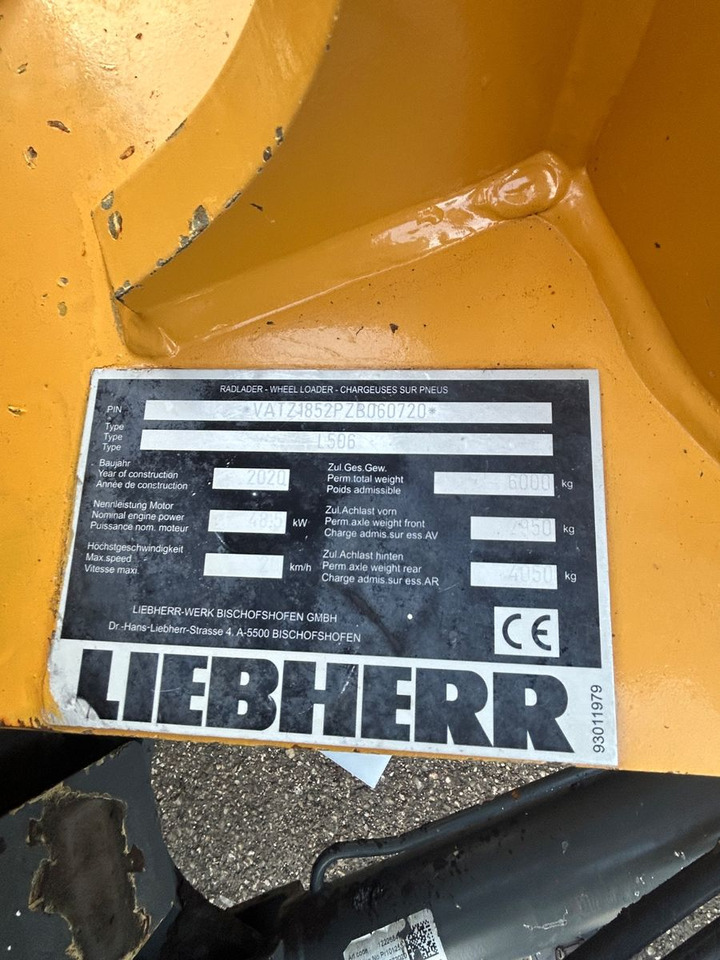 Liebherr L 506 - Wheel loader: picture 5 Liebherr L 506 - Wheel loader: picture 5