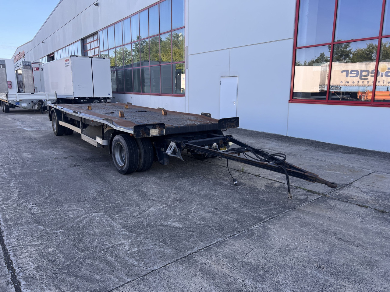 Dinkel DAC 18000 2 Achs Kombi- Anhänger für Abroll- oder Absetzmulden oder Tieflader - Dropside/ Flatbed trailer: picture 2 Dinkel DAC 18000 2 Achs Kombi- Anhänger für Abroll- oder Absetzmulden oder Tieflader - Dropside/ Flatbed trailer: picture 2