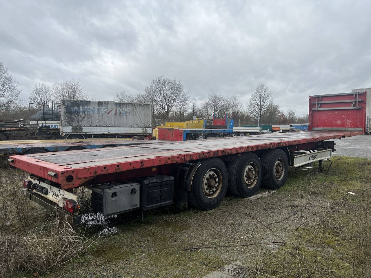 Fliegl SDS350  3 Achs Sattelauflieger - Dropside/ Flatbed semi-trailer: picture 1 Fliegl SDS350  3 Achs Sattelauflieger - Dropside/ Flatbed semi-trailer: picture 1
