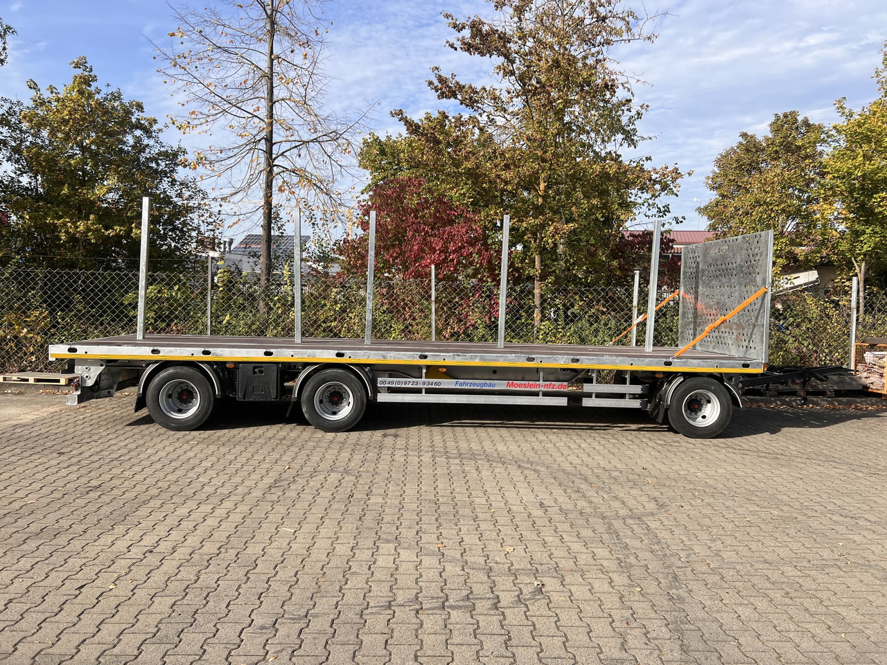 Möslein T 3 Plato 9 m 3 Achs Jumbo- Plato- Anhänger 9 m, Mega - Dropside/ Flatbed trailer: picture 5 Möslein T 3 Plato 9 m 3 Achs Jumbo- Plato- Anhänger 9 m, Mega - Dropside/ Flatbed trailer: picture 5