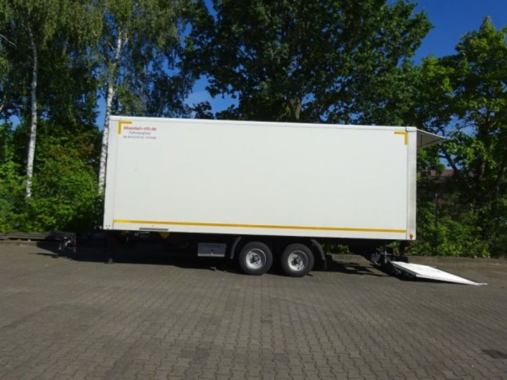 Möslein TKO 105 Schwebheim  Tandemkoffer, Ladebordwand + Durchladbar - Closed box trailer: picture 2 Möslein TKO 105 Schwebheim  Tandemkoffer, Ladebordwand + Durchladbar - Closed box trailer: picture 2
