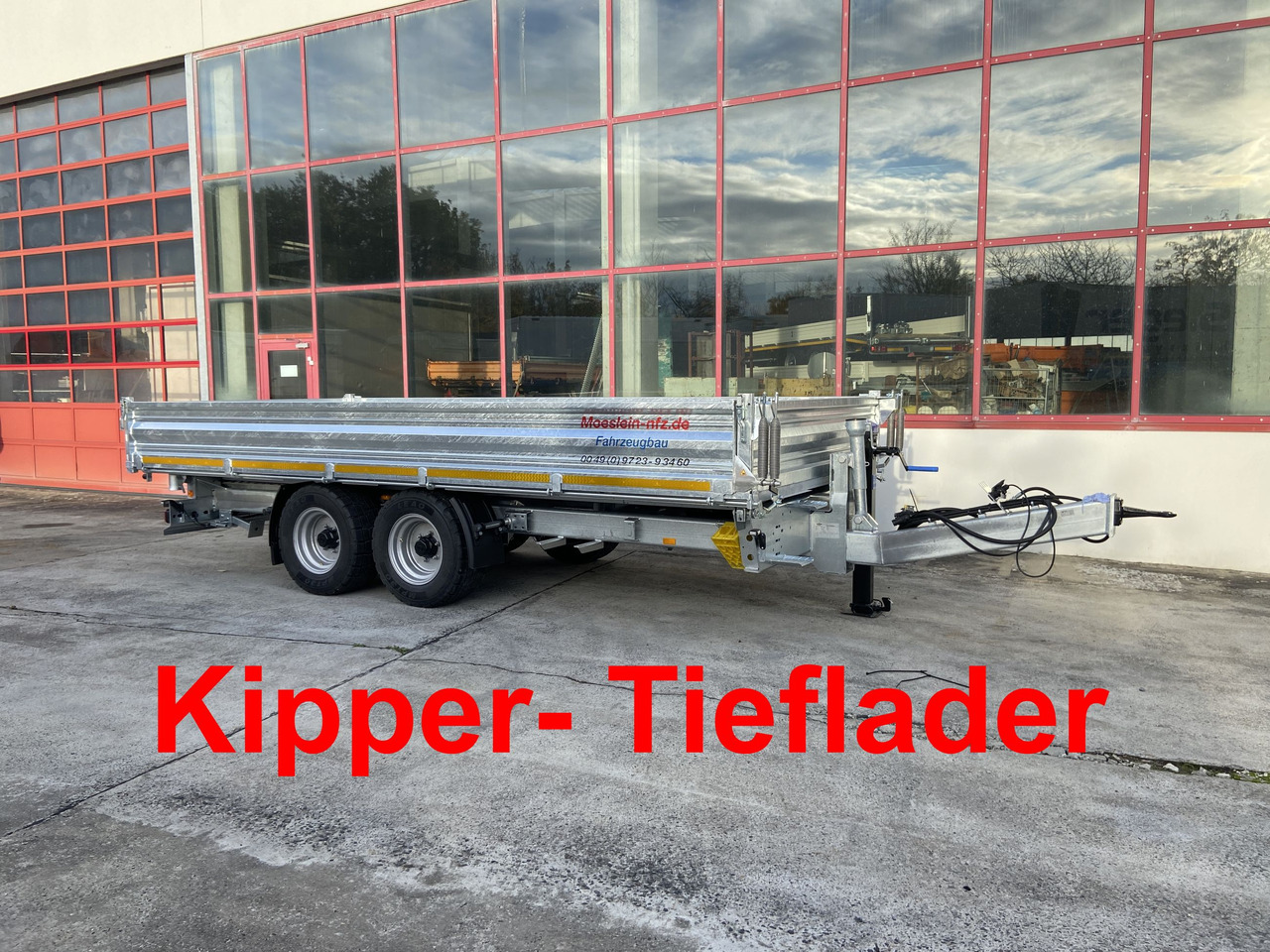 Möslein TTD 11 Breite Reifen Kipper Tieflader, Breite Reifen-- Neufahrzeug -- - Tipper trailer: picture 1 Möslein TTD 11 Breite Reifen Kipper Tieflader, Breite Reifen-- Neufahrzeug -- - Tipper trailer: picture 1