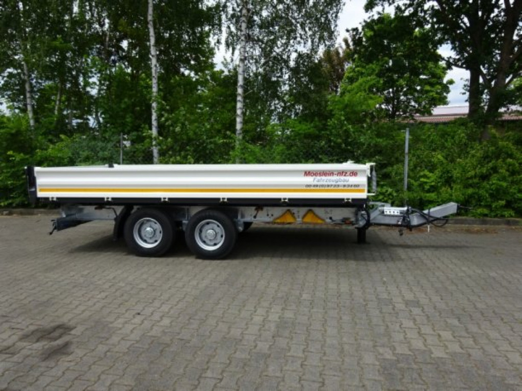 Möslein TTD 11 Weiß neuer Tandem 3- Seitenkipper Tieflader-- Neufahrzeug -- - Tipper trailer: picture 5 Möslein TTD 11 Weiß neuer Tandem 3- Seitenkipper Tieflader-- Neufahrzeug -- - Tipper trailer: picture 5