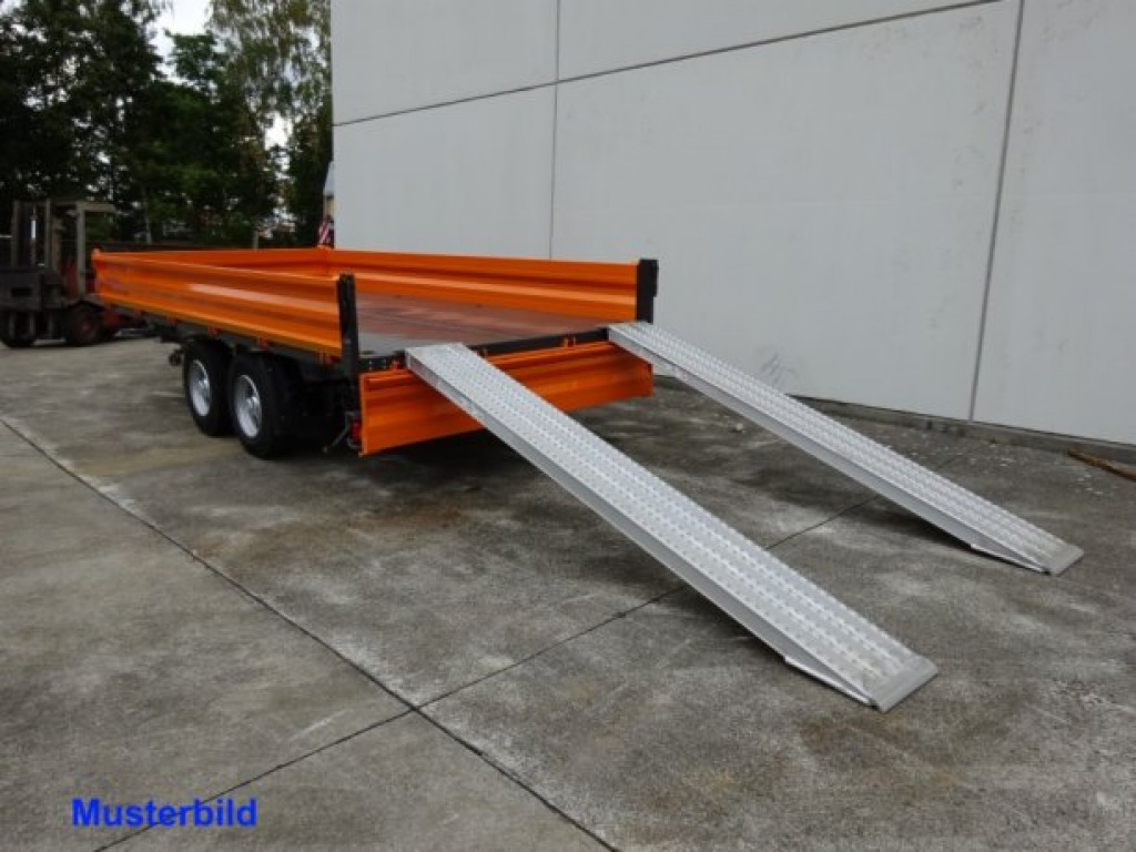 Möslein TTD 13 Weiß 13 t Tandem 3- Seitenkipper Tieflader-- Neufahrzeug -- - Tipper trailer: picture 4 Möslein TTD 13 Weiß 13 t Tandem 3- Seitenkipper Tieflader-- Neufahrzeug -- - Tipper trailer: picture 4