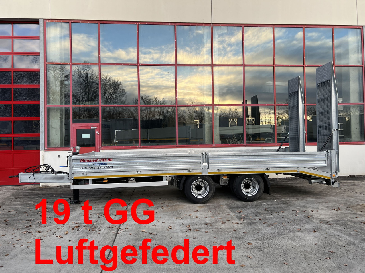 Möslein TTO 19 19 t Tandemtieflader,Neufahrzeug - Low loader trailer: picture 1 Möslein TTO 19 19 t Tandemtieflader,Neufahrzeug - Low loader trailer: picture 1