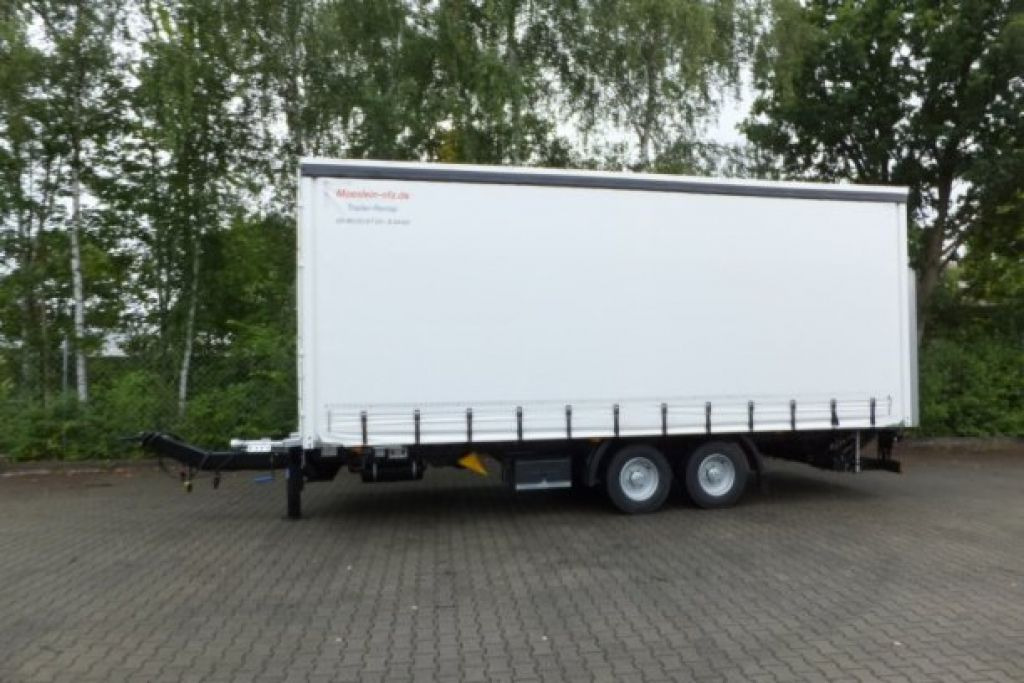 Curtainsider truck Möslein  neuer Planenanhänger, Ladebordwand + Durchladba: picture 7