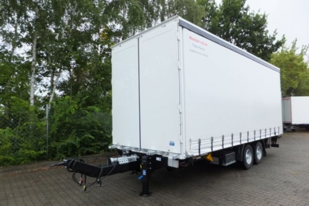 Curtainsider truck Möslein  neuer Planenanhänger, Ladebordwand + Durchladba: picture 8