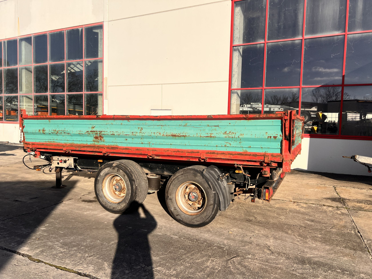 Obermaier OS2-TD190A 19 t Tandemkipper- Tieflader, Breitbereifung - Tipper trailer: picture 3 Obermaier OS2-TD190A 19 t Tandemkipper- Tieflader, Breitbereifung - Tipper trailer: picture 3