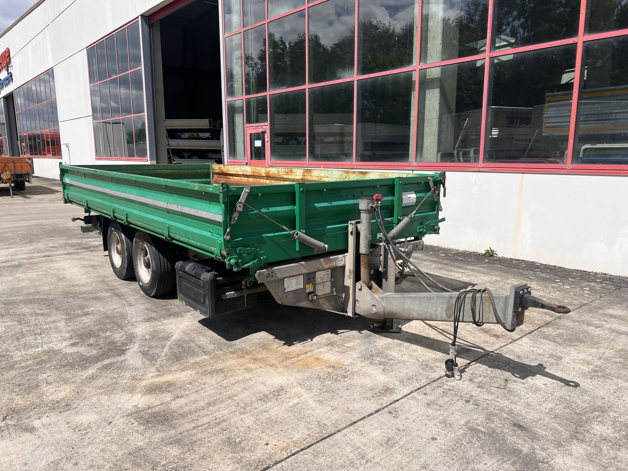 TK  Tandemkipper- Tieflader, wenig Benutzt - Tipper trailer: picture 3 TK  Tandemkipper- Tieflader, wenig Benutzt - Tipper trailer: picture 3