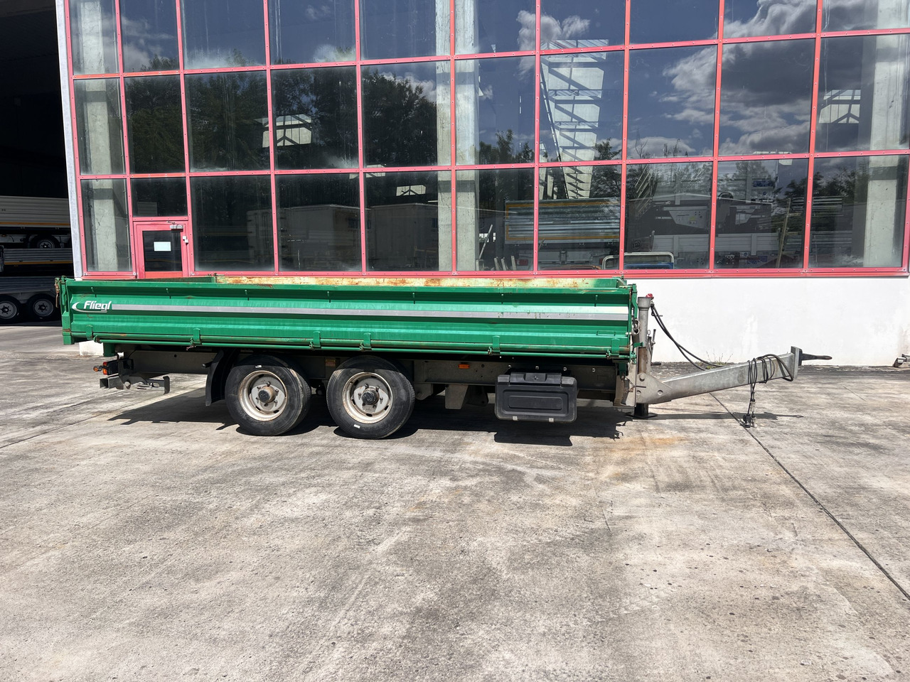 TK  Tandemkipper- Tieflader, wenig Benutzt - Tipper trailer: picture 1 TK  Tandemkipper- Tieflader, wenig Benutzt - Tipper trailer: picture 1