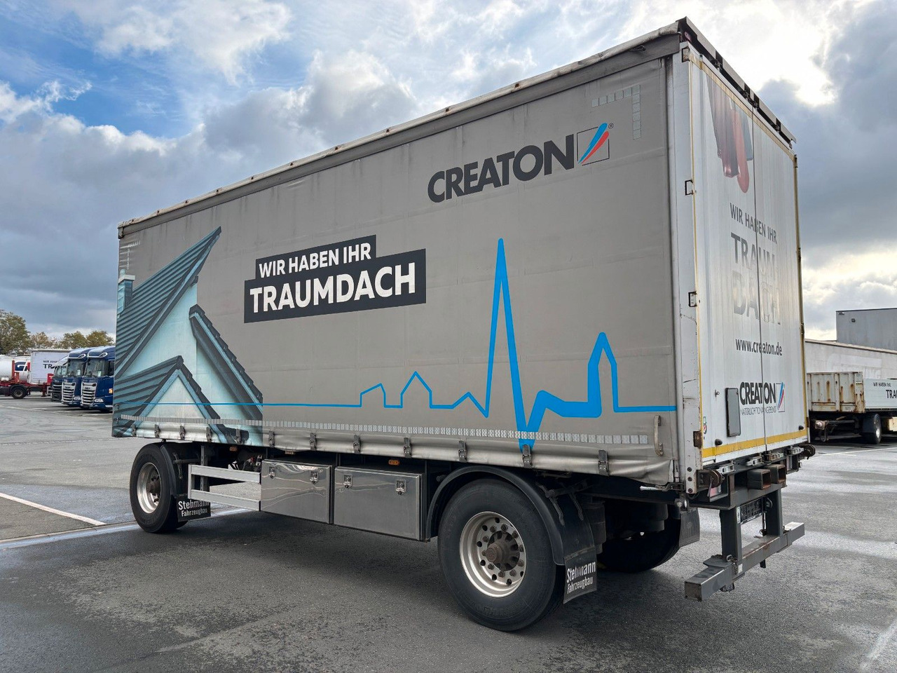 AZP18 Plane + Staplerhalterung - Curtainsider trailer: picture 3 AZP18 Plane + Staplerhalterung - Curtainsider trailer: picture 3