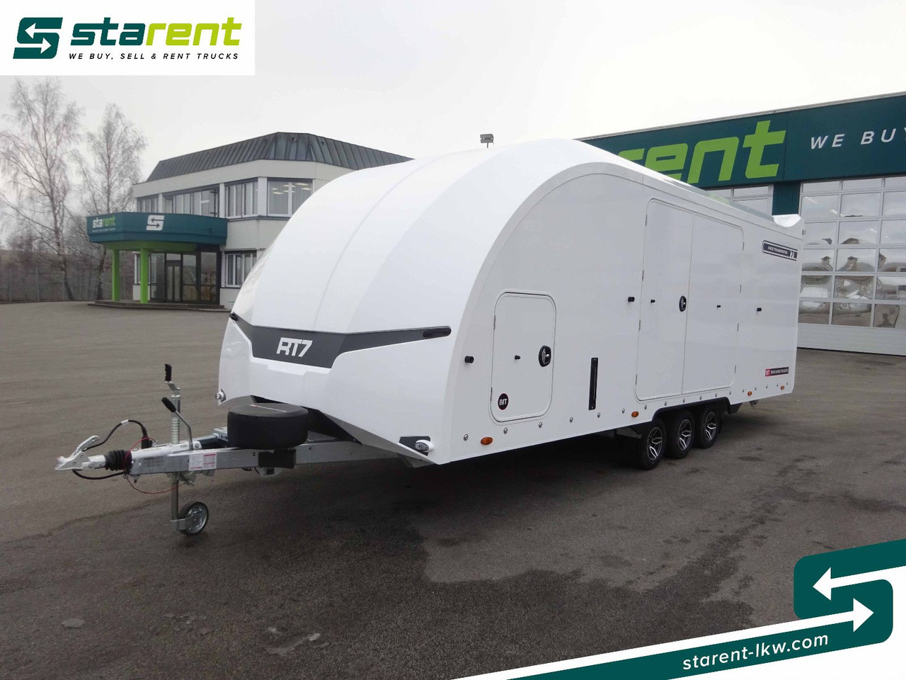 Brian James Trailers Race Transporter 7, Seilwinde - Autotransporter trailer: picture 1 Brian James Trailers Race Transporter 7, Seilwinde - Autotransporter trailer: picture 1