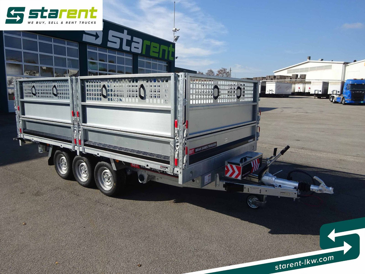 Brian James Trailers Tipper, Elektrisch Kippbar, Rampen - Dropside/ Flatbed trailer: picture 3 Brian James Trailers Tipper, Elektrisch Kippbar, Rampen - Dropside/ Flatbed trailer: picture 3