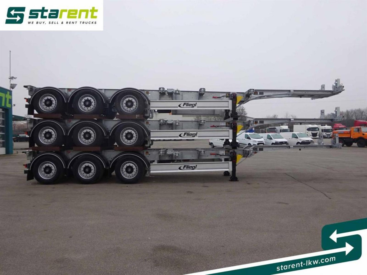 Fliegl Containerchassis ADR 1x20/2x20/1x30/1x40/1x45 - Chassis semi-trailer: picture 4 Fliegl Containerchassis ADR 1x20/2x20/1x30/1x40/1x45 - Chassis semi-trailer: picture 4