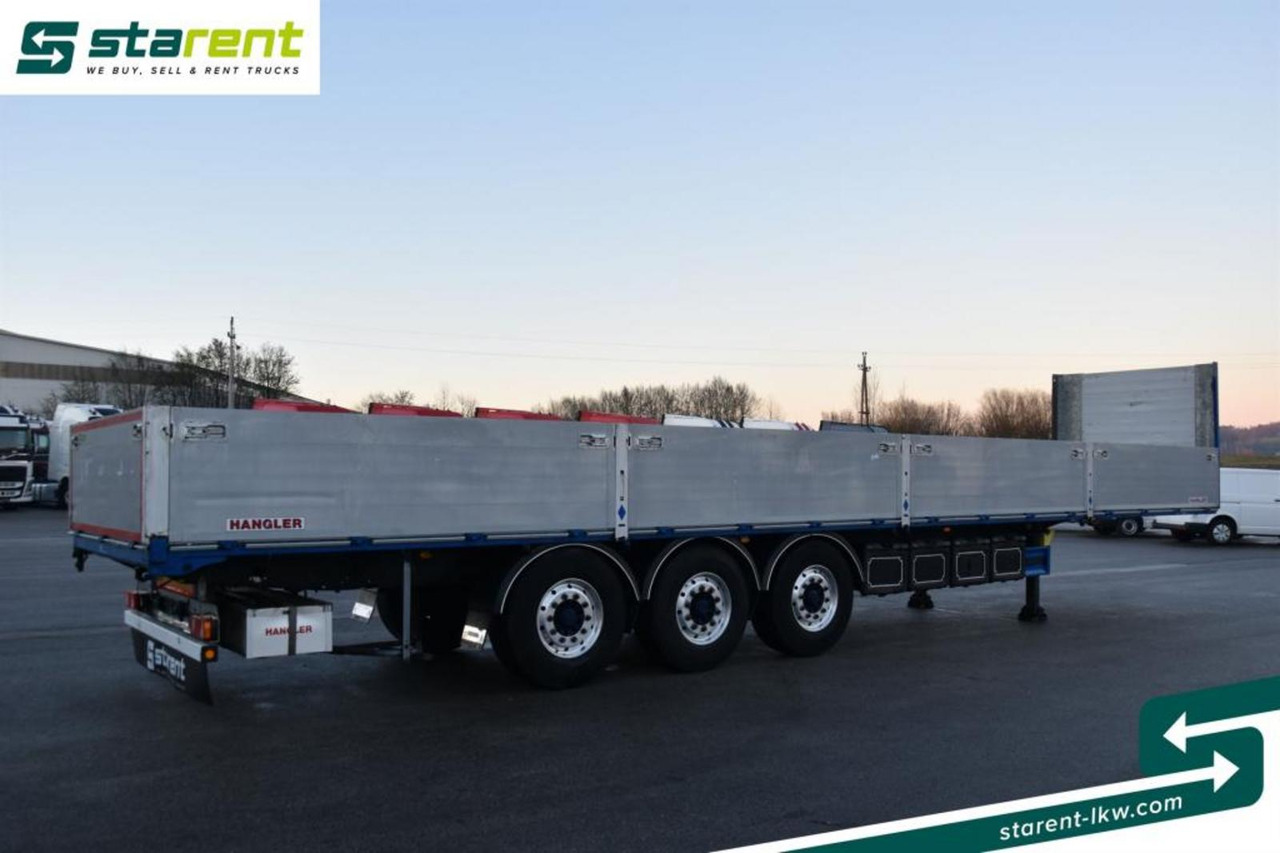 Hangler Baustofftrailer Rungentaschen 80cm Bordwände - Dropside/ Flatbed semi-trailer: picture 5 Hangler Baustofftrailer Rungentaschen 80cm Bordwände - Dropside/ Flatbed semi-trailer: picture 5