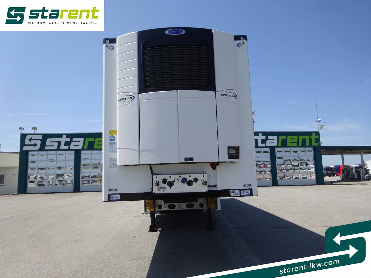 Krone Thermotrailer Carrier Vector 1550, Zurrleisten - Closed box semi-trailer: picture 2 Krone Thermotrailer Carrier Vector 1550, Zurrleisten - Closed box semi-trailer: picture 2