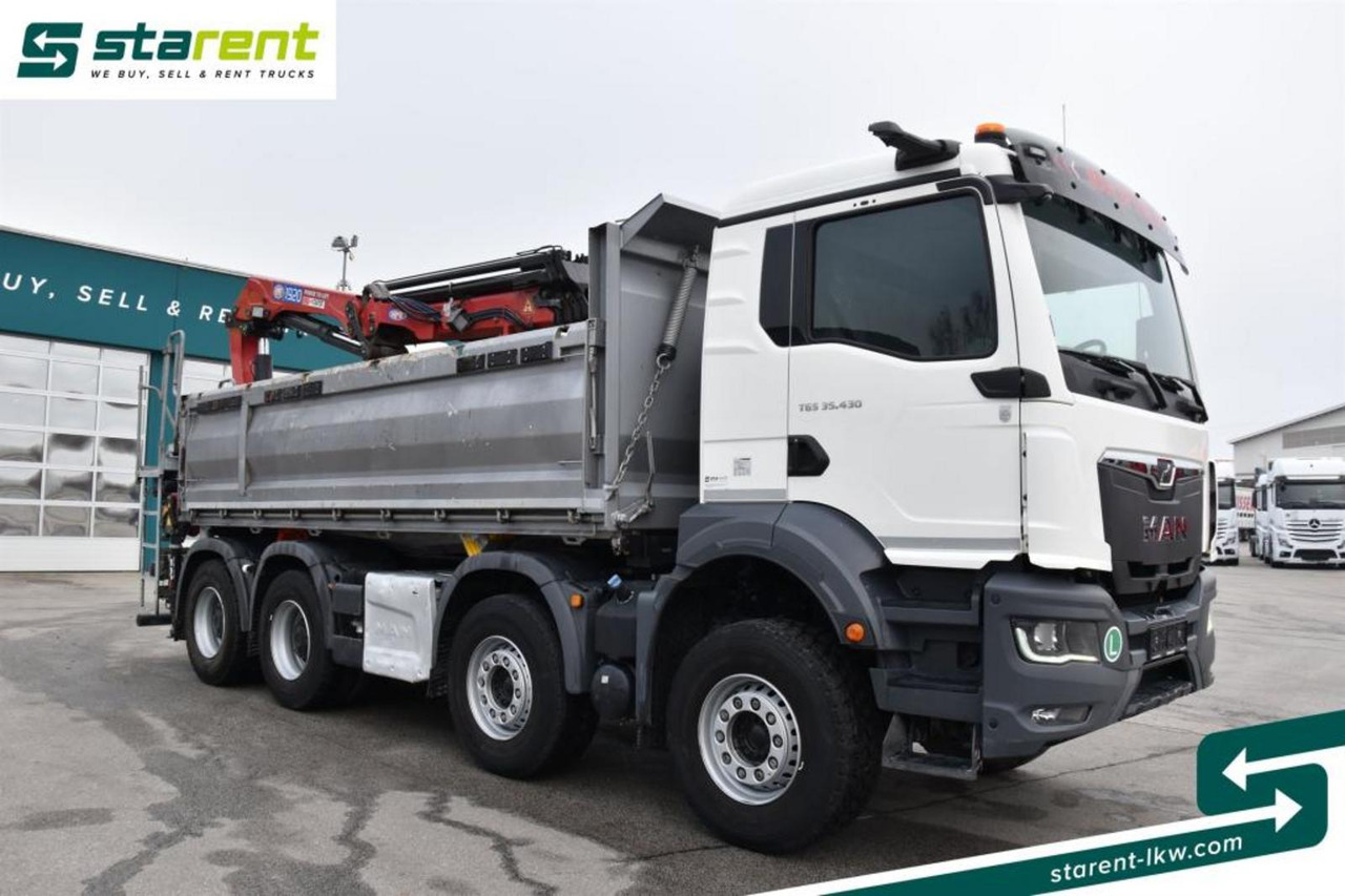 MAN TGS 35.430 8x4 Heckkran HMF1920 Kipper Navigation - Tipper, Crane truck: picture 3 MAN TGS 35.430 8x4 Heckkran HMF1920 Kipper Navigation - Tipper, Crane truck: picture 3