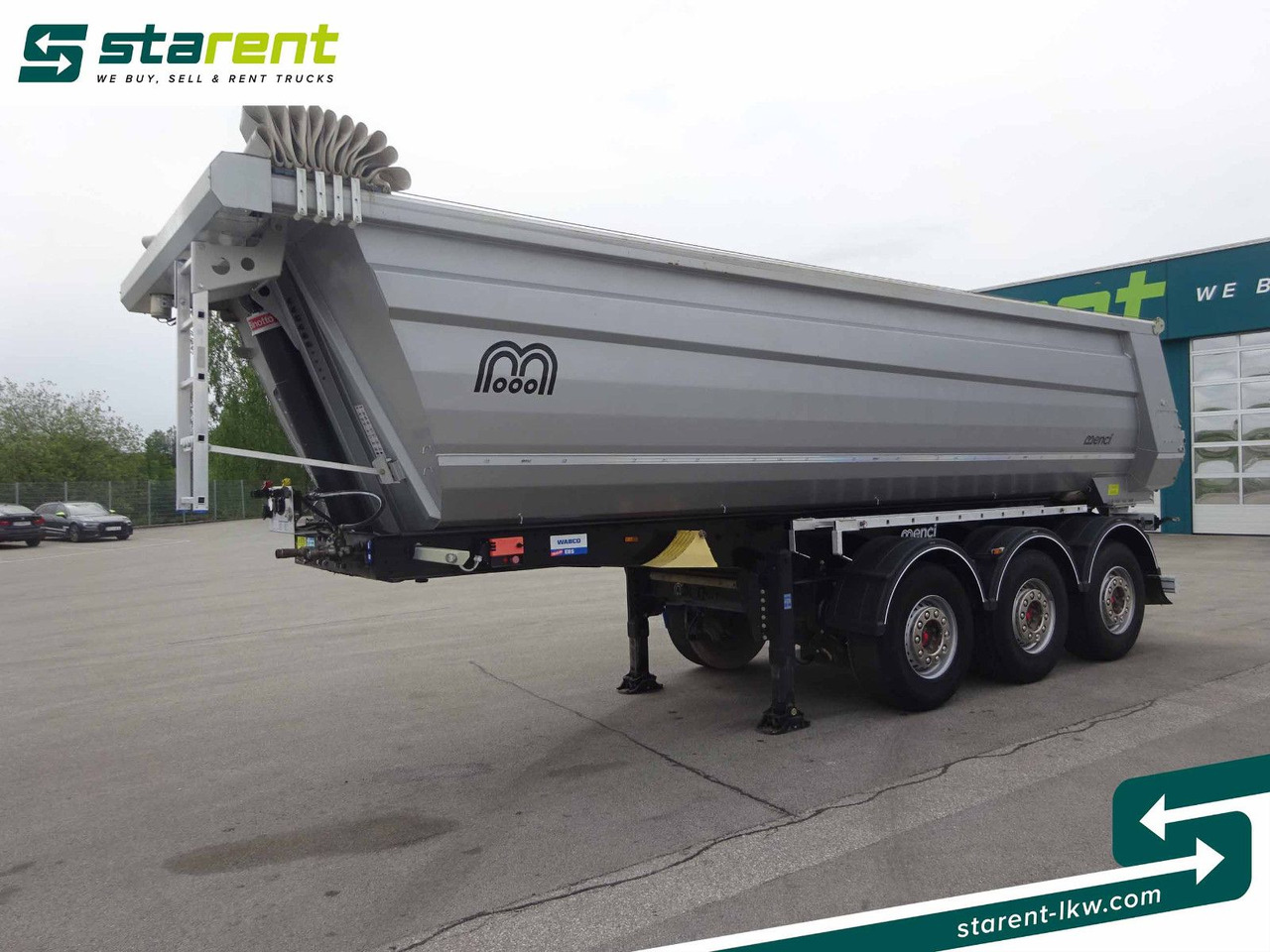 Menci 3-Achs Kipper 27m³, Liftachse, Hardox, Elektrisc - Tipper semi-trailer: picture 1 Menci 3-Achs Kipper 27m³, Liftachse, Hardox, Elektrisc - Tipper semi-trailer: picture 1