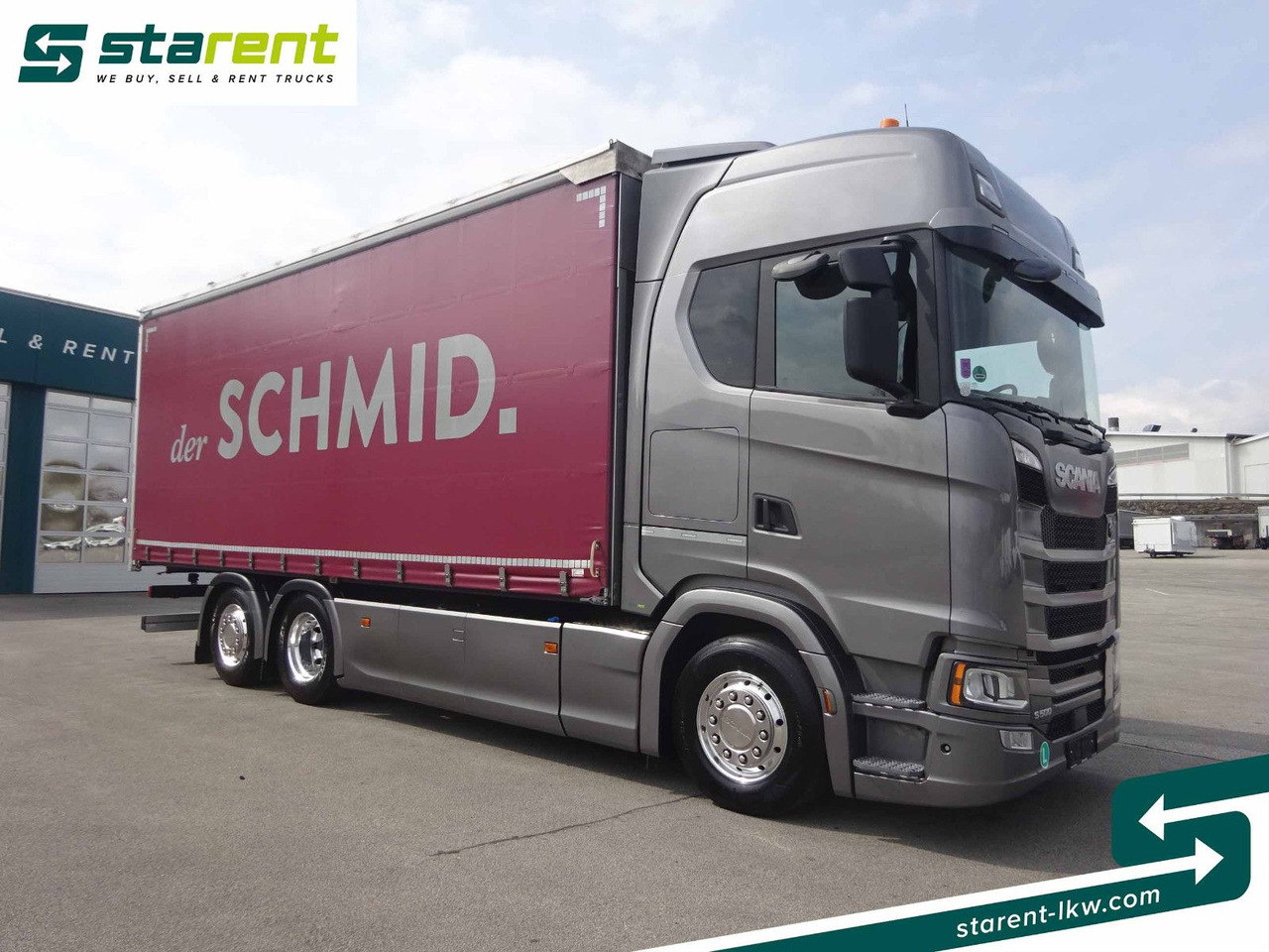 Scania S500 Planen Aufbau Schwarzmüller 6x2, Standklima - Curtainsider truck: picture 3 Scania S500 Planen Aufbau Schwarzmüller 6x2, Standklima - Curtainsider truck: picture 3