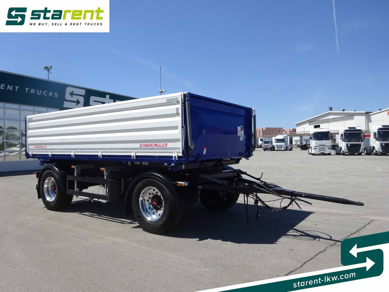 Schwarzmüller Kippanhänger, 3 Seiten Kipper, Bordwände (100cm) - Dropside/ Flatbed trailer: picture 3 Schwarzmüller Kippanhänger, 3 Seiten Kipper, Bordwände (100cm) - Dropside/ Flatbed trailer: picture 3