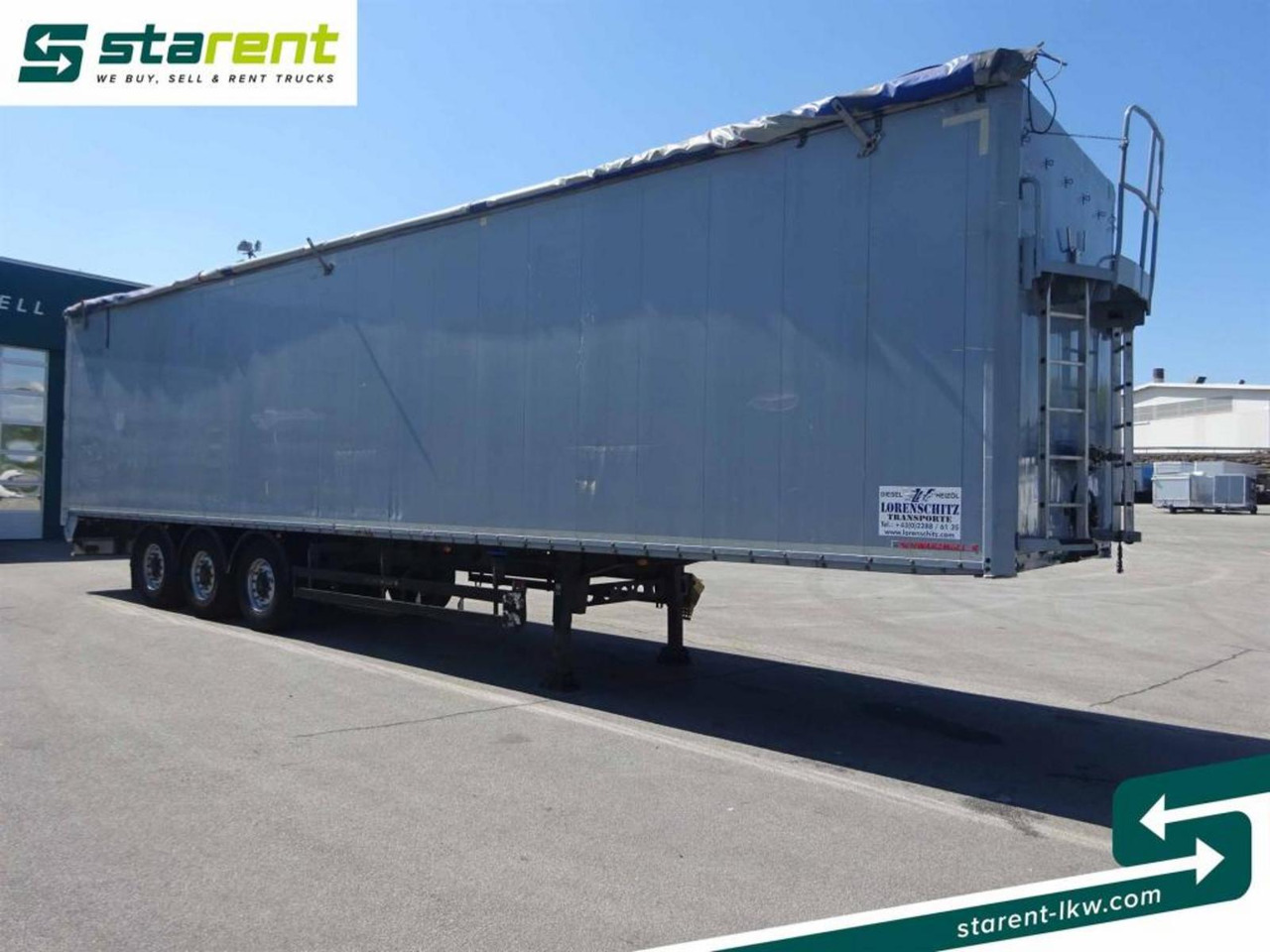 Schwarzmüller Schubbodenauflieger, 92 m³, Funkfernbedienung - Walking floor semi-trailer: picture 3 Schwarzmüller Schubbodenauflieger, 92 m³, Funkfernbedienung - Walking floor semi-trailer: picture 3