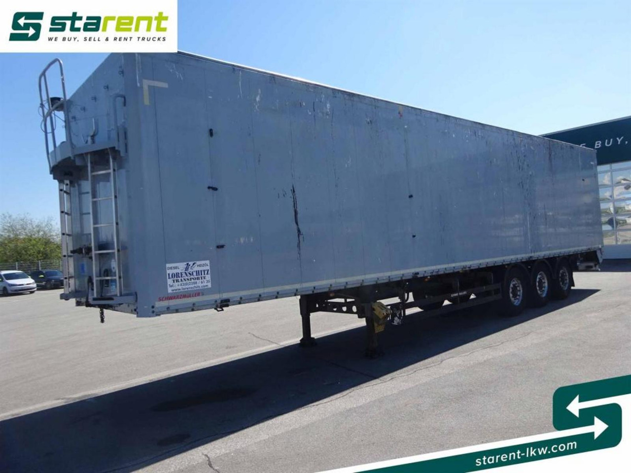 Schwarzmüller Schubbodenauflieger, 92 m³, Funkfernbedienung - Walking floor semi-trailer: picture 1 Schwarzmüller Schubbodenauflieger, 92 m³, Funkfernbedienung - Walking floor semi-trailer: picture 1