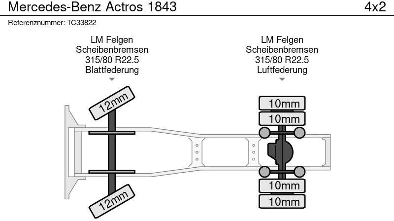 Tractor unit Mercedes-Benz Actros 1843: picture 14