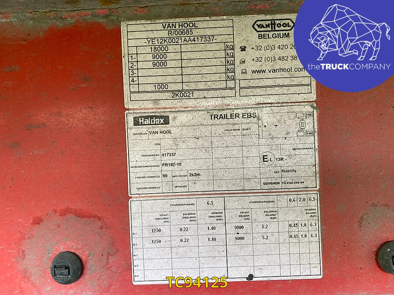 Van Hool - Refrigerator trailer: picture 4 Van Hool - Refrigerator trailer: picture 4