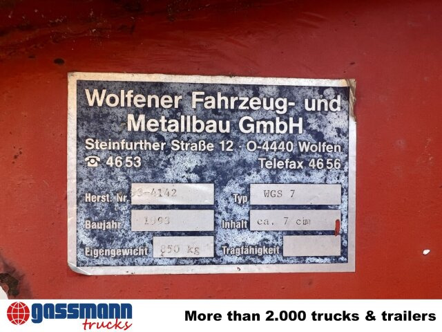 Skip bin Absetzcontainer 7m³ mit Deckel: picture 8 Skip bin Absetzcontainer 7m³ mit Deckel: picture 8