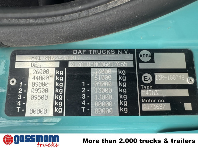 DAF CF 85.460 6x4, Bordmatik links - Tipper: picture 4 DAF CF 85.460 6x4, Bordmatik links - Tipper: picture 4