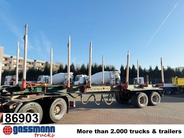 GLOGGER GSV 34, Lenk-/Liftachse, ausziehbar - Timber semi-trailer: picture 1 GLOGGER GSV 34, Lenk-/Liftachse, ausziehbar - Timber semi-trailer: picture 1