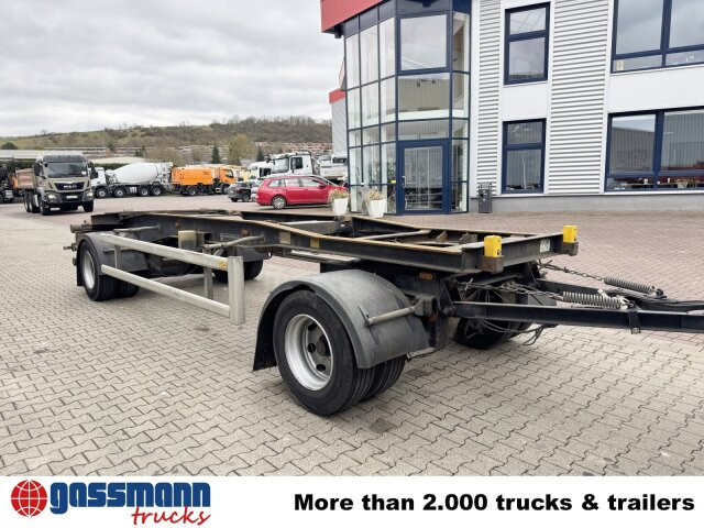 Roll-off/ Skip trailer Hüffermann HSA 18.65 Schlittenabroller: picture 10