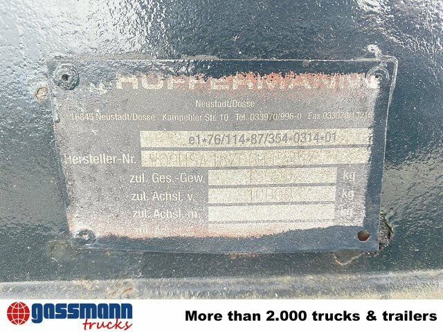 Hüffermann HSA 18.70 Schlittenabroller - Roll-off/ Skip trailer: picture 3 Hüffermann HSA 18.70 Schlittenabroller - Roll-off/ Skip trailer: picture 3