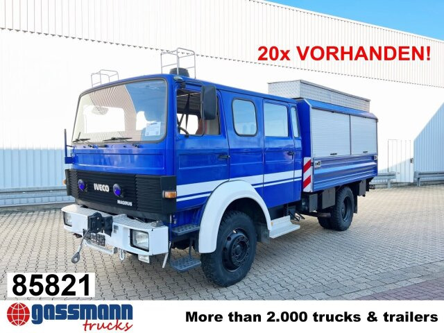 Iveco 120-23 AW 4x4 Doka, V8-Motor, Gerätewagen, - Dropside/ Flatbed truck: picture 1 Iveco 120-23 AW 4x4 Doka, V8-Motor, Gerätewagen, - Dropside/ Flatbed truck: picture 1