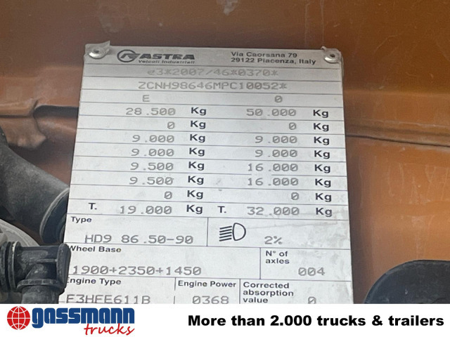 Iveco ASTRA HD9 86.50-90 8x6, Unfallschaden, Cursor 13 - Cab chassis truck: picture 5 Iveco ASTRA HD9 86.50-90 8x6, Unfallschaden, Cursor 13 - Cab chassis truck: picture 5