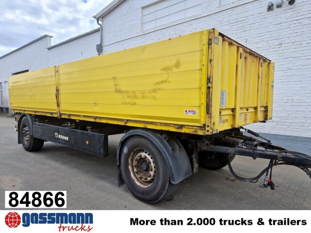 Krone AZP 18 Baustoffanhänger, 5x VORHANDEN! - Dropside/ Flatbed trailer: picture 1 Krone AZP 18 Baustoffanhänger, 5x VORHANDEN! - Dropside/ Flatbed trailer: picture 1